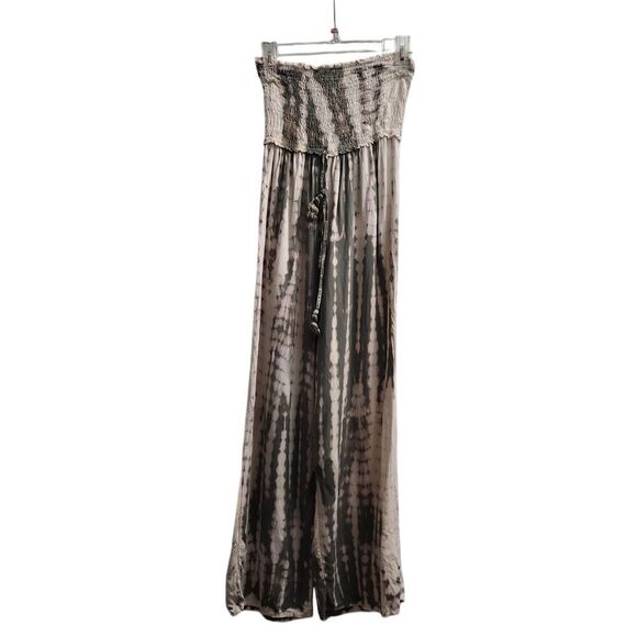 Kiwi & Punch Tie Dye‎ Strapless Maxi Dress Boho Festival Summer Beach Size S - Picture 1 of 5